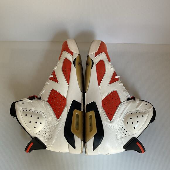 Nike Air Jordan Retro Gatorade Size 13 White Orange Green 384664-145 2017 - Picture 8 of 12